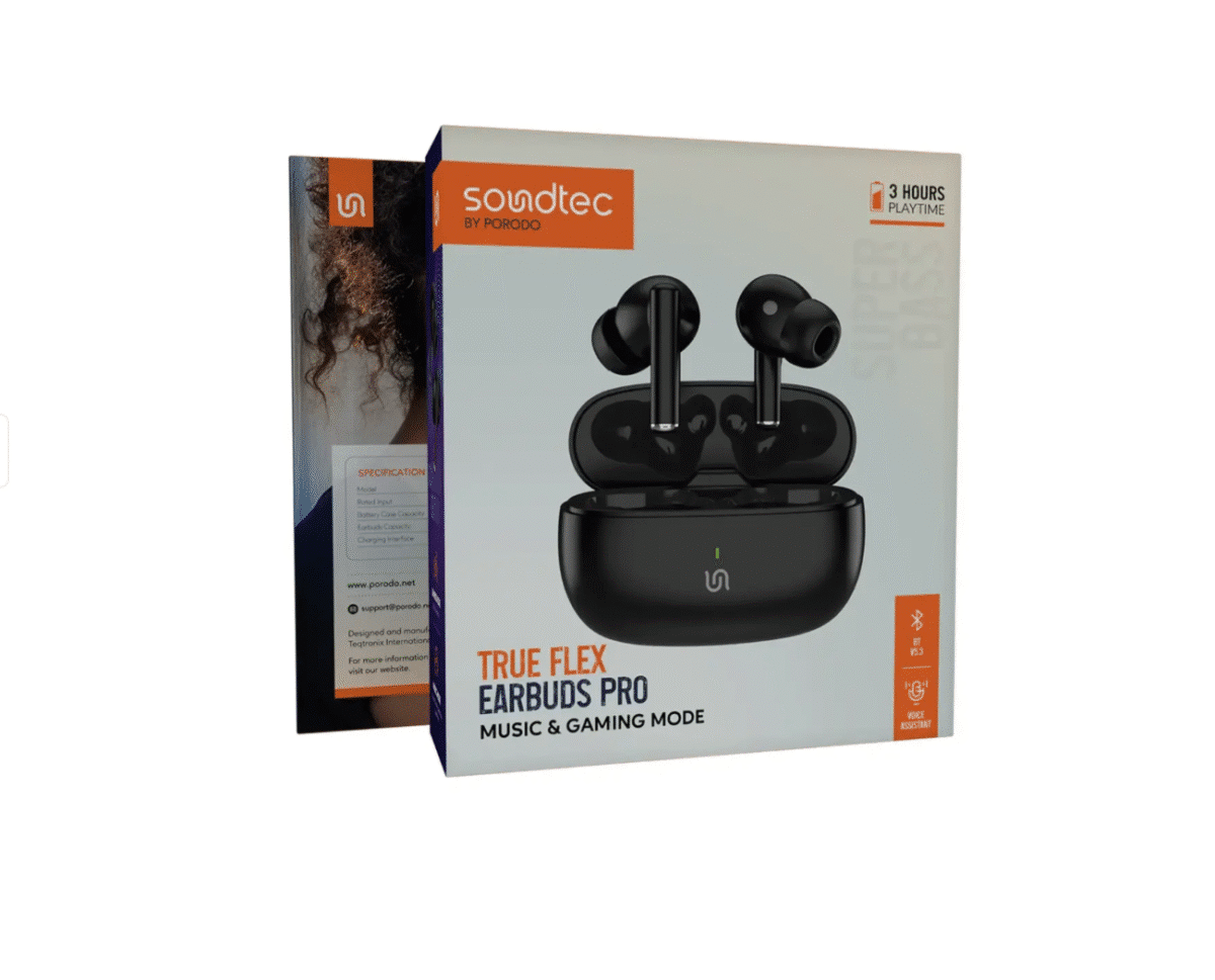 Soundtec Trueflex Earbuds Pro - Black - Image 2