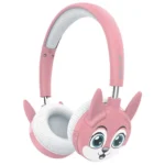 Green Lion Kids Wireless Headphone GK-500 Pink - Image 2