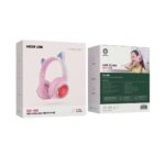 Green Lion GK-400 Kids Wireless headphone - Pink - Image 2