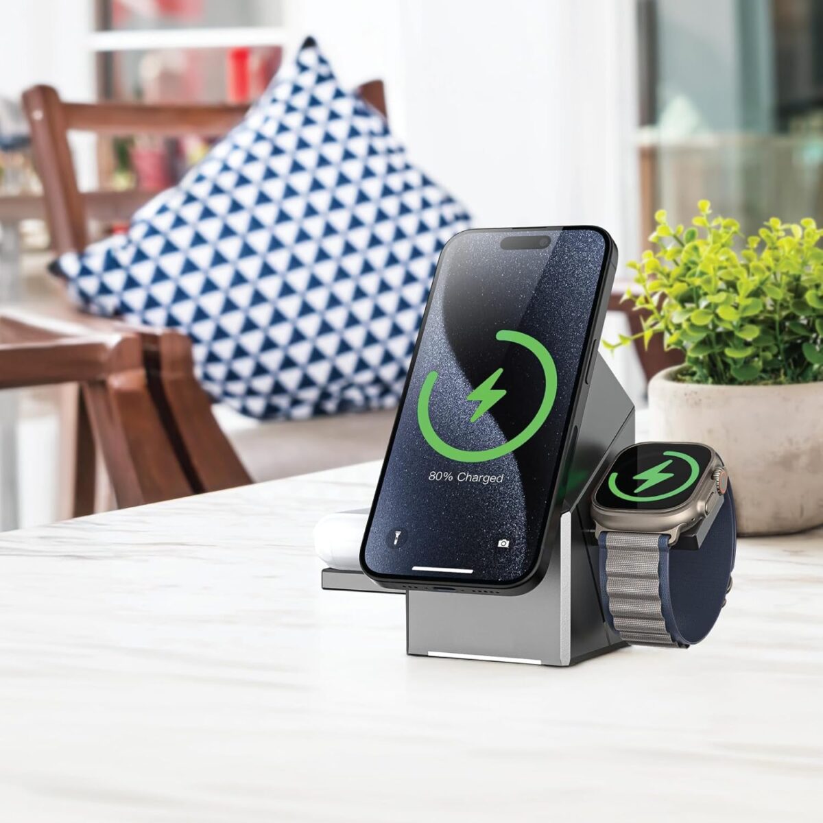 Green Lion Power Trio Wireless Charger - Image 3