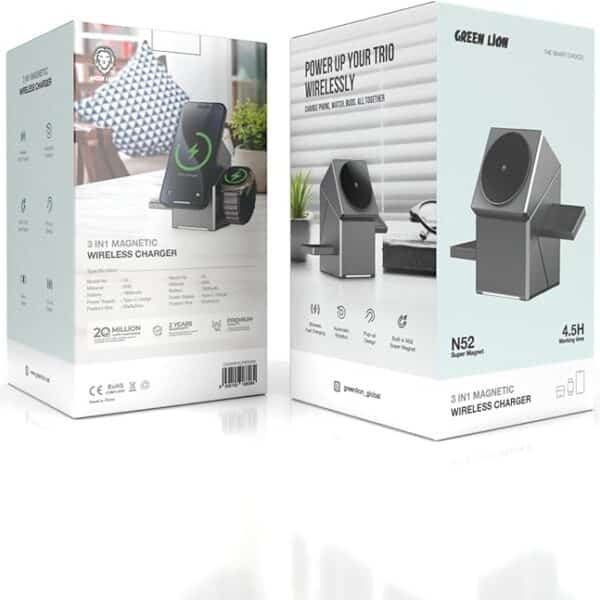 Green Lion Power Trio Wireless Charger