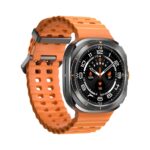 Porodo Voyager Smart Watch - Black With Free Orange Band - Image 2