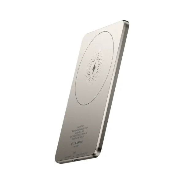 Powerology Ultra-Thin 5000 mAh Magsafe Power Bank - Silver
